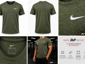 ChatGPT Image 24 may 2026, 07_25_51 p.m. Playera Deportiva Nike Dri-FIT Verde Jaspe Hombre | Ligera y Transpirable