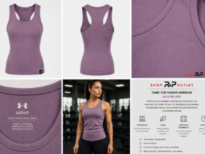 Tank Top Under Armour Lila Mujer | Ligero y Transpirable