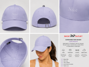 Gorra Nike Club Cap Lila Mujer | Ajustable Talla S