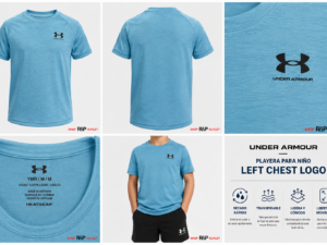 ua azul Playera Deportiva Under Armour Azul Niño | Tech 2.0