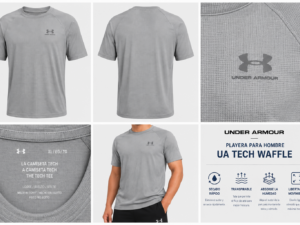 ua verde Playera Deportiva Under Armour Gris Hombre | Training Tech Transpirable