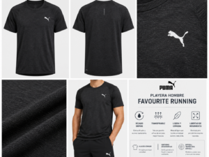 ChatGPT Image 28 may 2026, 11_23_50 p.m. Playera Deportiva Puma Negra Hombre | Favourite Running DryCELL